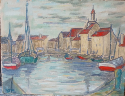 Tableau ancien marine - tableau,