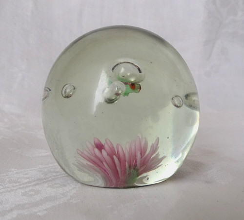 Presse papier verre soufflé - verre,