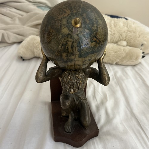 Statue atlas avec - statue, globe