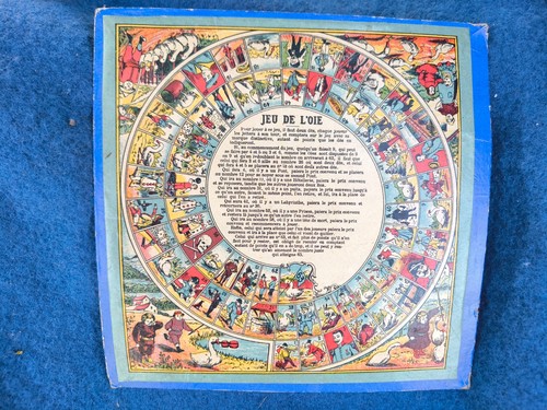 Carton jeu oie - carton, l'oie
