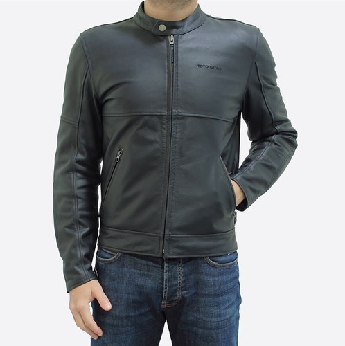 Veste cuir motoguzzi mesure - veste,