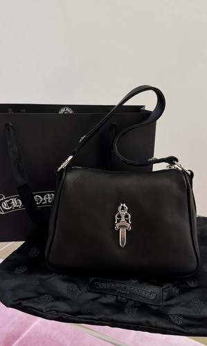 Chrome hearts leather bag - hearts,