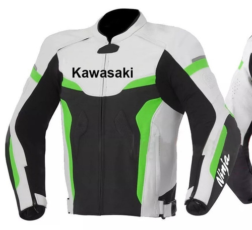 Veste cuir kawasaki - veste,