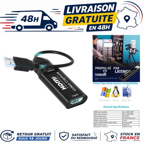 Amanka carte capture - de, hdmi
