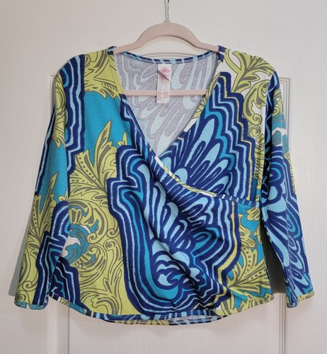 Oilily faux wrap top - wrap, xl