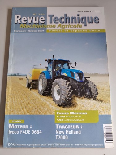 Revue technique tracteur - revue, new