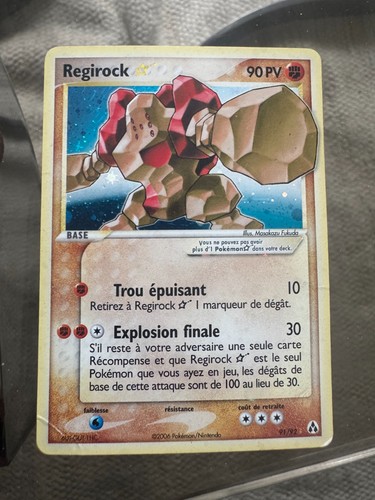 Carte pokémon regirock - pokémon,