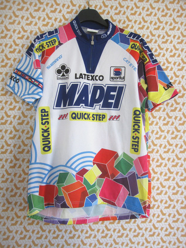 Maillot cycliste mapei quick - maillot,