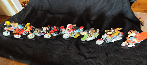 Lot moto figurine - lot, resine