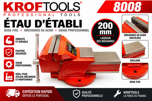 Kroftools 8008 étau - 8008,