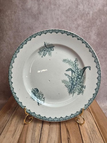 Grand plat rond ancien terre