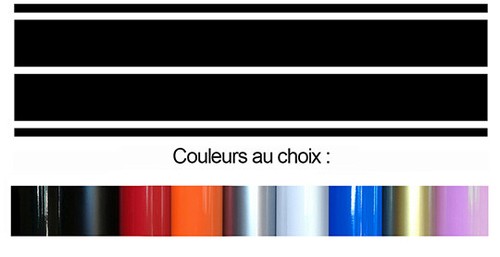 Bande toit capot 110cm - toit, pour