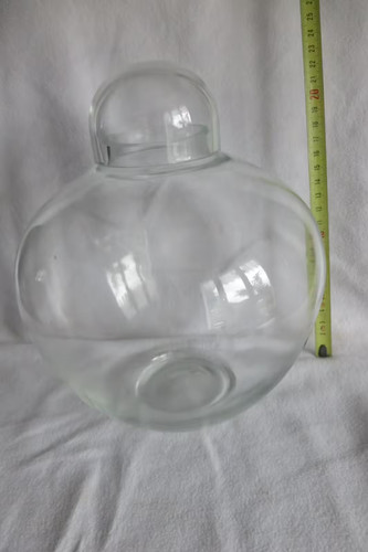 Ancien grand pot verre - , en