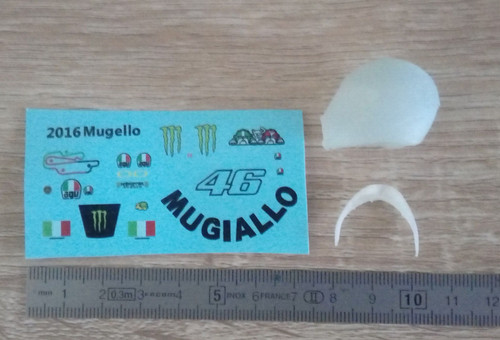 Decal helmet agv - +,