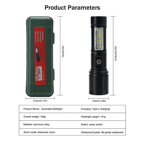 Lampe poche led rechargeable - poche,