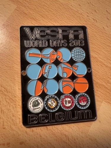 Plaque vespa club - vespa, vwd