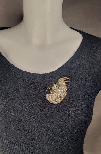 Vintage broche parrot - vintage,