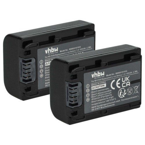 Batterie pour sony fdr ax33 - 2x,