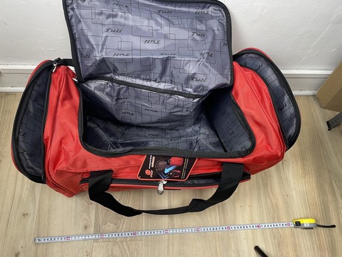 New tuli red fabric duffel - tuli, bag