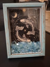 Cadre photo poisson avec