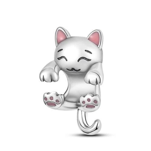 Charme perles argent - charme,