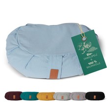 Coussin de Yoga Croissant Avec Bio Épeautre Remplissage Sitzkisssen Lavable