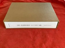 DES BARBARES A L'AN MIL - EDITION D'ART MAZENOD - EMBOITAGE - 1985