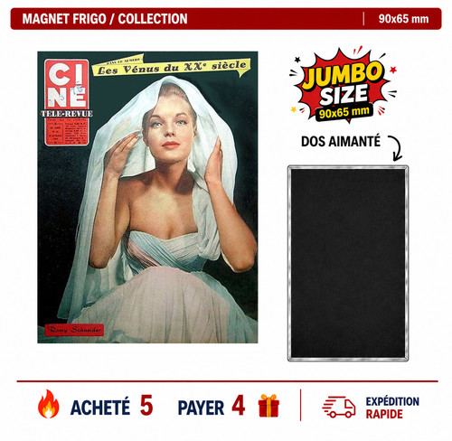 Magnet frigo romy schneider - magnet,