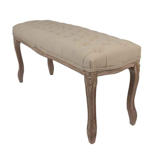 Banc bois beige marron