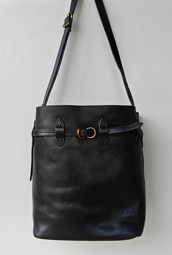 Grand sac seau cuir polo - seau, en