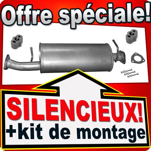 Silencieux intermédiaire pour - intermédiaire,