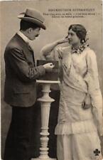 Old postcard AK vending machine. A. BEGERET (674821)