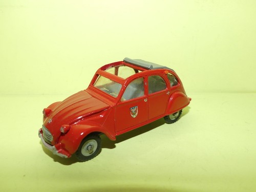 Citroen 2cv pompiers - citroen, dinky