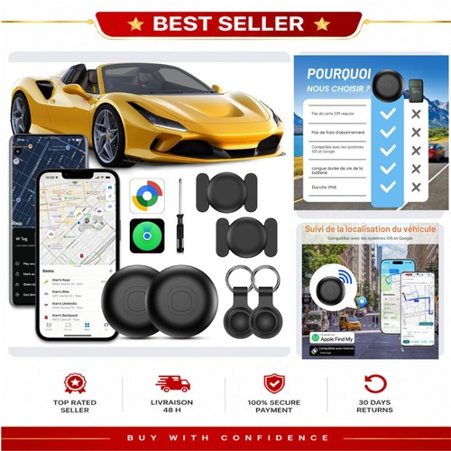 Traceur gps voiture sans - traceur,