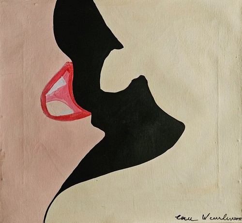 Peinture huile pop art - à, l'huile