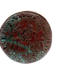 Jeton de calcul frappé à