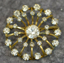 BIJOUX ANCIEN - BELLE BROCHE AVEC BRILLANT #65