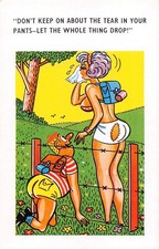 Carte Postale Comic Risqué