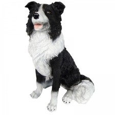 Statue en résine Chien Border