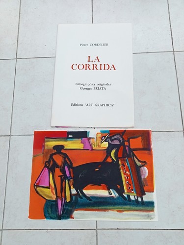 Corrida lithographie de - lithographie,
