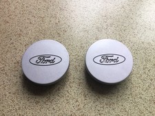 FORD FIESTA XR2i Alloy wheel centre caps. One pair. VGC.