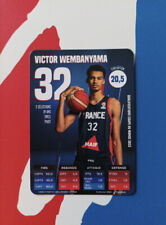 Victor Wembanyama Rookie First Official Card French Team RC Card Slam Deck 2023