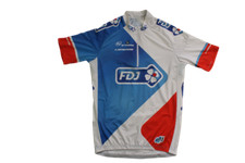 Maillot vélo vintage b'Twin Française des jeux Lapierre