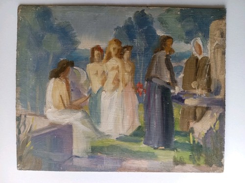 Tableau peinture huile - tableau,