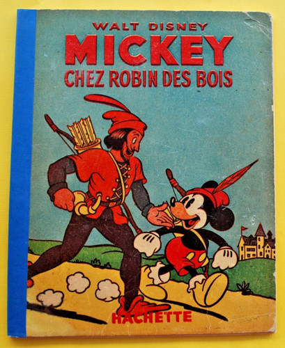 Mickey chez robin - robin, bois