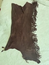 Hobby Horse Chaps Size Adult Medium Brown Fringe