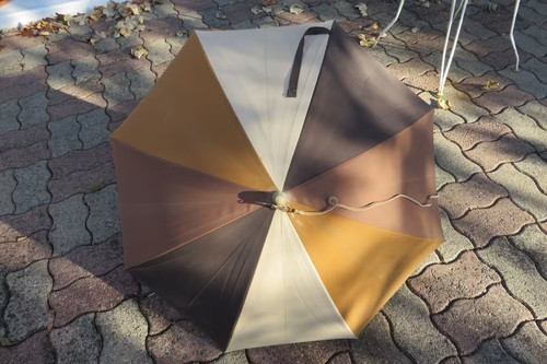 Ancien parapluie pommeau - , en