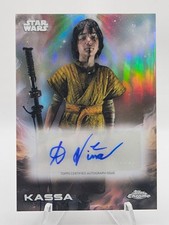 2024 Topps Chrome Star Wars Antonio Vina As Kassa Refractor Auto