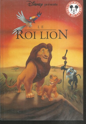 Roi lion walt disney - le,