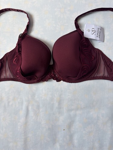 Soutien gorge plunge - soutien-gorge, bordeaux